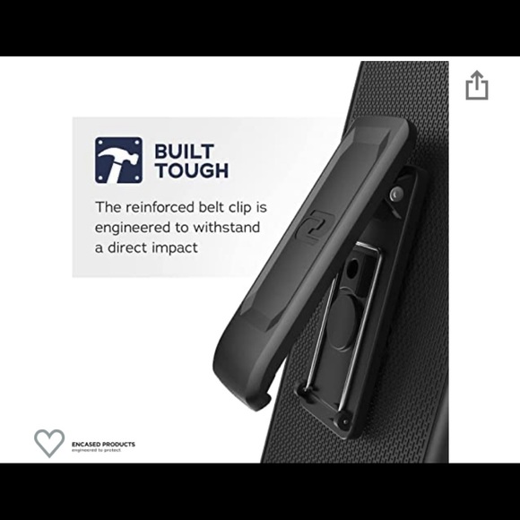 Belt Clip, Designed for Apple (iPhone 13 Pro Max) Holster Only - Picture 3 of 11